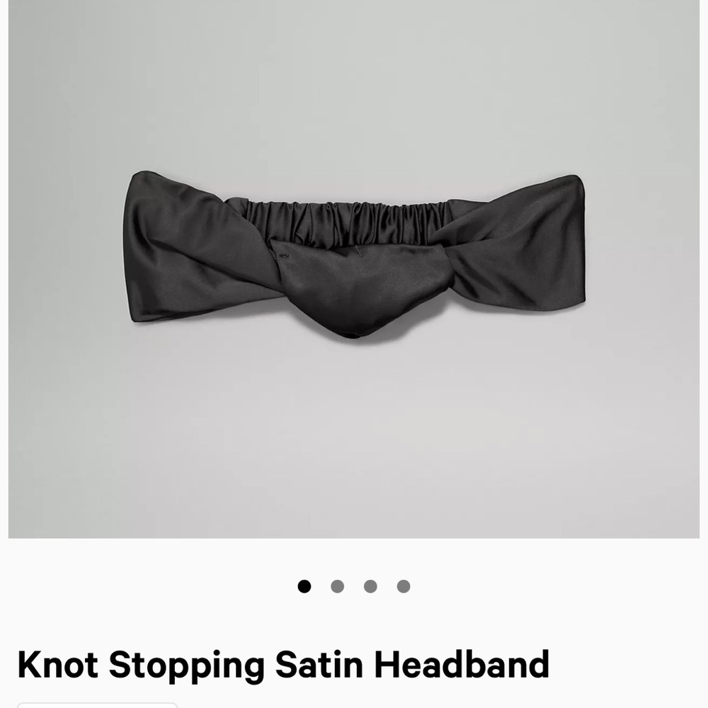 Lululemon satin headband